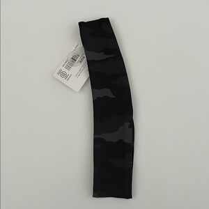 nwt athleta vital headband black camo, one size